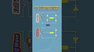 Full Wave Bridge Rectifier Vs. Half Wave Rectifier Working #fullwave #halfwave #bridgerectifier