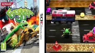 Frogger 3D ... (Nintendo 3DS) Gameplay Peek