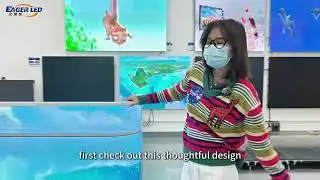 Judy introduces to you EA-FD Indoor Front Desk LED Display | Flexible LED Screen