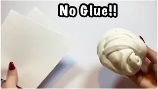 How To Make Super Easy No Glue Paper Slime!!