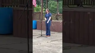 Emily Dye singing Something In The Water