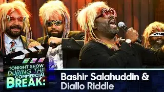 Bashir Salahuddin and Diallo Riddle Jam Out with Jimmy During Commercial Break | The Tonight Show