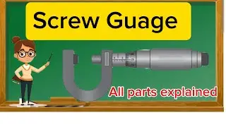 Screw Gauge Structure Explained | Class 9 Physics Practical#ScrewGauge#Class9Physics