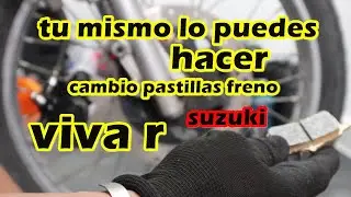 como cambiar pastillas defreno suzuki viva r