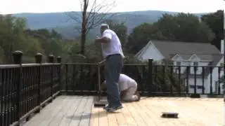 Staining your deck with semi-solid stain