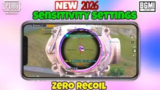 NEW 4.2 UPDATE 🔥 Best Sensitivity For BGMI/PUBG Mobile 2026 | 0 Recoil + Easy Headshot 😱
