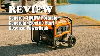 Generac 8,000W Portable Generator Review: Electric Start, COsense & PowerRush - 2025