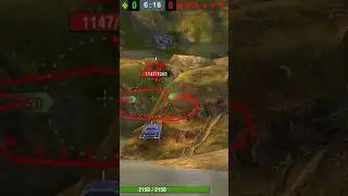 Попался в кустах 😅 World Blitz #blitz #horse #танки #worldoftanks #tanks