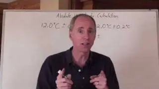 Chemguy Chemistry: Uncertainty 2: Absolute Uncertainty
