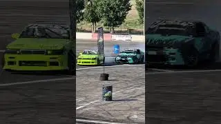 ОЧЕНЬ близкий парный проезд!!! Вид с коптера #almaty #drift #carsracing #drifting #drifter #race