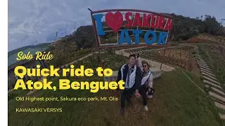 ATOK, BENGUET Ride on our Versys 650 | Halsema Highest Point, Sakura Park, Mt. Olis