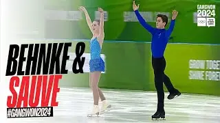 Annika Behnke and Kole Sauve are YOG champs in pairs! 🇨🇦 | #Gangwon2024
