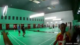 1Jul25 CRC Badminton Kang Tiong Hun-Lim Hoe Kheng vs Cheam Jun Xian-Cheam Jun Heng