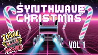2 HOURS of Synthwave Christmas Music | No Boring Carols Here!