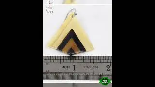 Sterling Silver 925 Art Deco Black Gold Translucent Mixed Media Drop Earrings