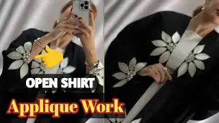 ✨ New Sleeve Design | Simple Applique Work | Dress Design Idea 2025 🌼 