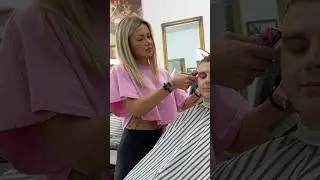 💈 [ASMR] FEMALE Barber | Relaxing Haircut & Head Wash ✂️