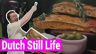 Я попытался написать натюрморт в стиле старых голландских мастеров.