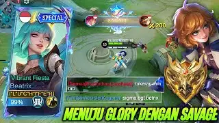HARD GAME BANGET!! MENUJU GLORY DITAMBAH SAVAGE☠️ | MOBILE LEGENDS