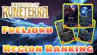 The Best Card Game in 2020? | Legends of Runeterra Card Game | Pre-Release Regions Ranking: Freljord
