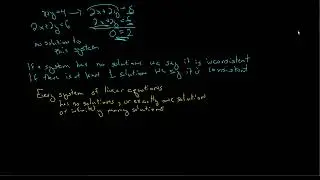 MAT 220 - Linear Algebra - Lecture 2 Part B -Systems of Linear Equations and Augmented Matrices