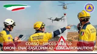 SIPC03-SPE410 - Droni - ENAC-EASA OPEN A2 - Comunicazioni Areonautiche