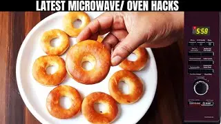 Latest Microwave/Oven RECIPES & HACKS|Donuts|With All steps & Tips|Doughnuts Recipe|डोनट रेसिपी
