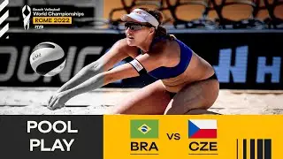 Duda/Ana Patricia 🇧🇷 vs. Hermannova/Williams 🇨🇿 - Pool Play Highlights Rome 2022 #BeachWorldChamps