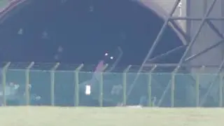 aviation USAF F35A pushed into HAS Hardened Aircraft shelter Lakenheath  19apr17 523p