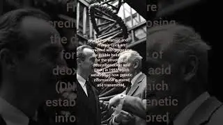 The first to discover the structure of DNA: James Watson and Francis Crick. #franciscrick #science