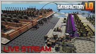 Finishing the 5,000+ Rocket Fuel per minute Factory in Satisfactory! (Live Stream)