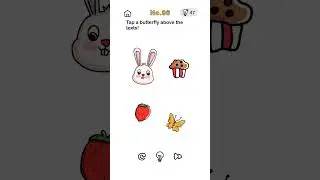 Tap a butterfly above the texts! || BRAIN OUT #86 ||