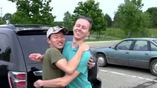 The Most Awkward Hug Ever