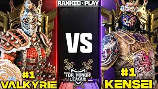 NUMBER 1 RANKED VALKYRIE VS NUMBER 1 RANKED KENSEI! FOR HONOR