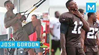 Josh Gordon Conditioning Workout for Football | Muscle Madness