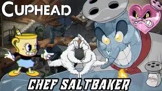 Cuphead: The DLC - FINAL BOSS: Chef Saltbaker [S-Rank | No Damage | Ms. Chalice | Peashooter]