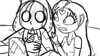 yumyum and Tack sleeping but...🐺☠️ (ANIMATIC)