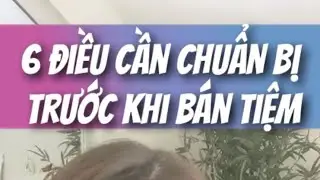 6 điều cần chuẩn bị trước khi b&aacute;n tiệm Nail.