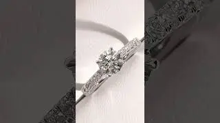 OCH! Pierścionek z białego złota z brylantami naturalnymi 1.52 ct, pr&oacute;ba 585 |Certyfikat IGI #shorts