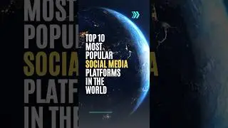 Top 10 Most Popular Social Media Platforms in the World #shorts #top10