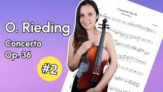 Rieding Op 36 2 Movement Violin Tutorial