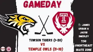 Temple Owls vs. Towson Tigers  // ACHA Hockey