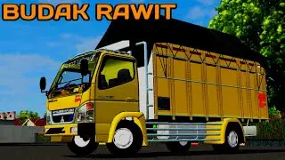 MOD NEW CANTER BUDAK RAWIT BY ALAN DARMA S || MOD BUSSID TERBARU