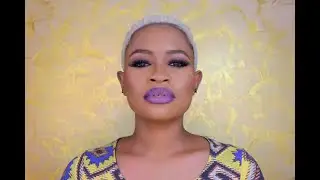 Best purple  lipstick/Smokey eye  makeup tutorial