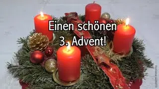 3. Advent 2025 🕯️🎄 Gr&uuml;&szlig;e zum 3. Advent - WhatsApp Gru&szlig;video zur Adventszeit zum Verschicken