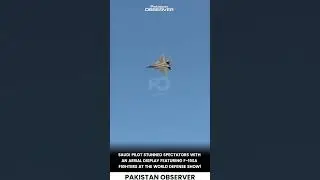 Saudi Pilot Wows Crowd with F-15SA Aerial Display at World Defense Show | Pakistan Observer