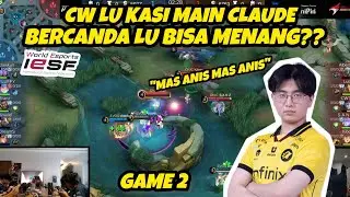 CALVIN WINATA LU KASIH MAIN CLUDE BECANDA LU BISA MENANG?? - EVOS HOLY VS ONIC ESPORTS GAME 2