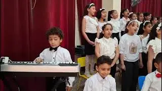 أغنية بابار فيل من غناء وعزف تلاميذ الصف الثاني الابتدائي بالمدرسة المصرية اليابانية بطهطا
