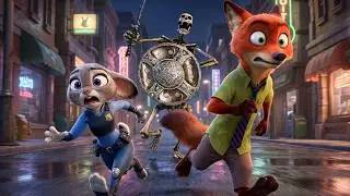 Zootopia 2 & Skeleton Banging Shield Song | Animated Music Video DJ BEE BOP