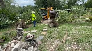 Illegal COJ destrusction of cahill property, fence and plants